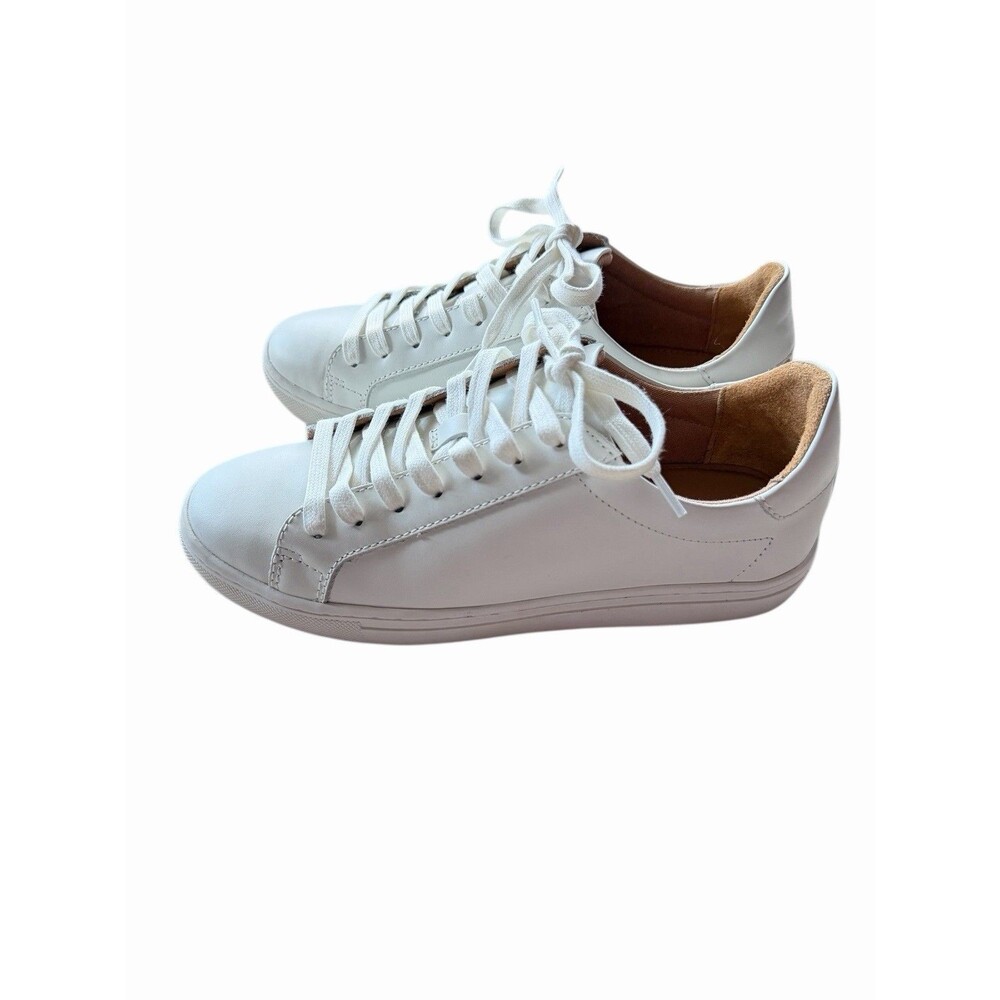 NEW Quince Women's 7.5 100% Leather White Everyday Sneakers Shoes - Picture 6 of 12